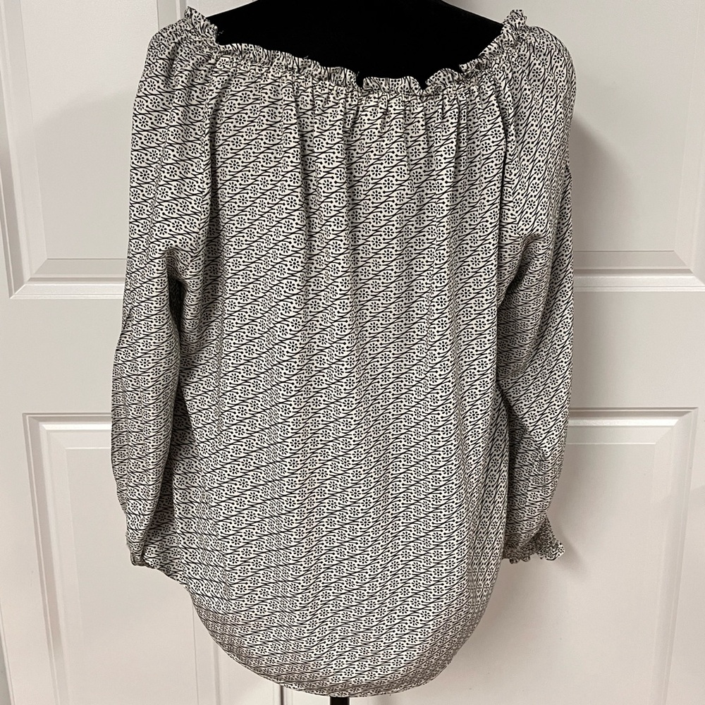 Max Studio Patterned Peasant Blouse - image 3